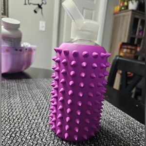 bkr Pink Spiked Water Bottle